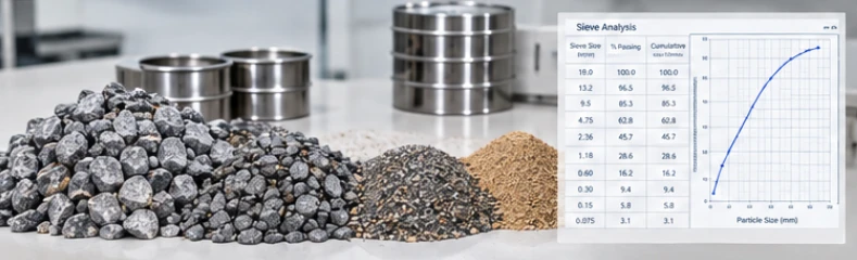 Gradation affects particle packing and contact Small changes in aggregate proportions can alter binder demand compactability and resistance to shear deformation Gradation affects particle packing and contact Small changes in aggregate proportions can alter binder demand compactability and resistance to shear deformation